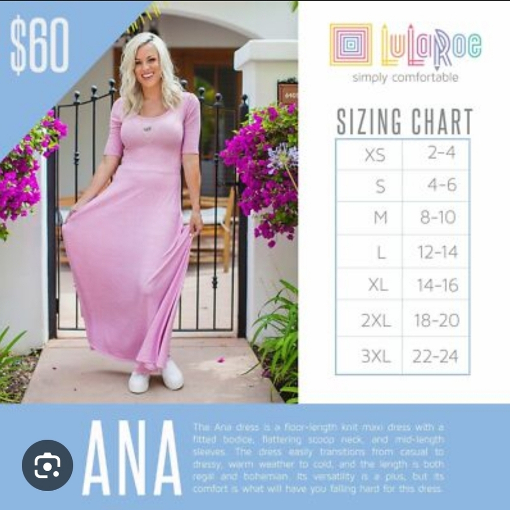 Ana By LuLaRoe Dresses! 4 Total All Size Small! All Brand New W Tags!